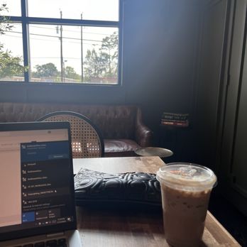 Red Dessert Dive - Lavender honey iced latte - Coffee & Tea Near Me - Houston, Texas Red Dessert Dive - Lavender honey iced latte - Coffee & Tea Near Me - Houston, Texas
