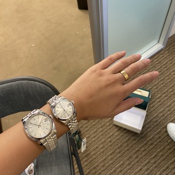 Jaztime - Ken letting me try on watches (this is usually not the case but he had to ship these out) - Watches Near Me - Newport Beach, California