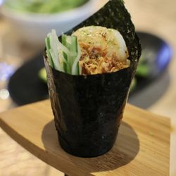 Scallop with miso brown butter