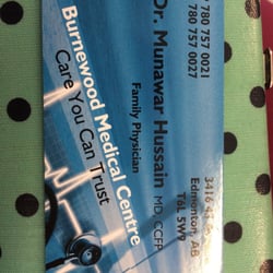 Burnewood Medical Centre - Dr. Hussain is a really nice guy. Very thorough, very patient, and always in a good mood!