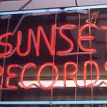 Sunset Records - neon - Music & DVDs Near Me - Somerset, Massachusetts