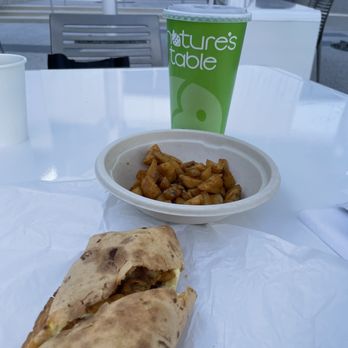 Nature’s Table - Skycenter - a burrito and fries - Juice Bars & Smoothies Near Me - Tampa, Florida Nature’s Table - Skycenter - a burrito and fries - Juice Bars & Smoothies Near Me - Tampa, Florida
