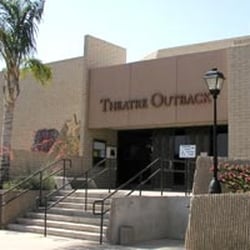 Front of theater (as seen from the school campus)
