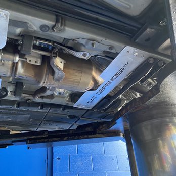 Advanced Electronic Engine Auto Service - Cat Security catalytic converter anti thief shield - Auto Repair Near Me - Los Angeles, California