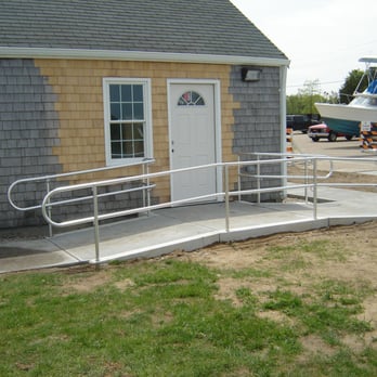All Cape Welding - Aluminum handicap railing - Metal Fabricators Near Me - Hyannis, Massachusetts