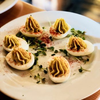 Buoy Beer - HABAÑERO OYSTER DEVILED EGGS: Ekone smoked oyster deviled eggs - Delish! - Brewpubs Near Me - Astoria, Oregon Buoy Beer - HABAÑERO OYSTER DEVILED EGGS: Ekone smoked oyster deviled eggs - Delish! - Brewpubs Near Me - Astoria, Oregon