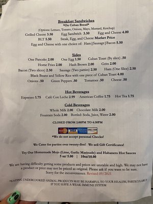 Menu photo 2 Coco's Kitchen Big Pine Key, FL