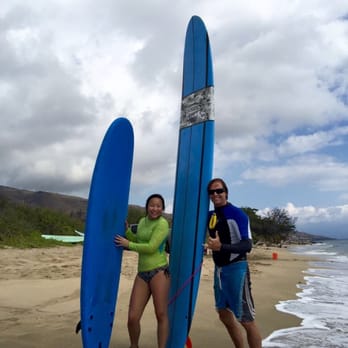 Soul Surfing Maui - Standard instructor/student pic after the lesson - Recreation Centers Near Me - Kihei, Hawaii