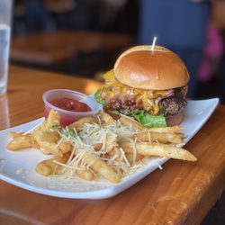 Gold Rush Bistro - Chipotle bacon burger