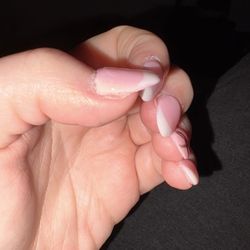 European Nail Spa - Thick, filed poorly, awful