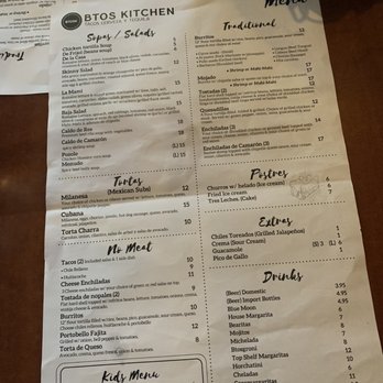 BTOS Kitchen - menu - Mexican Near Me - Pittsburgh, Pennsylvania