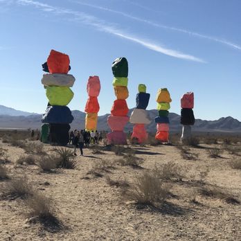 Seven Magic Mountains - Public Art Near Me - Las Vegas, Nevada