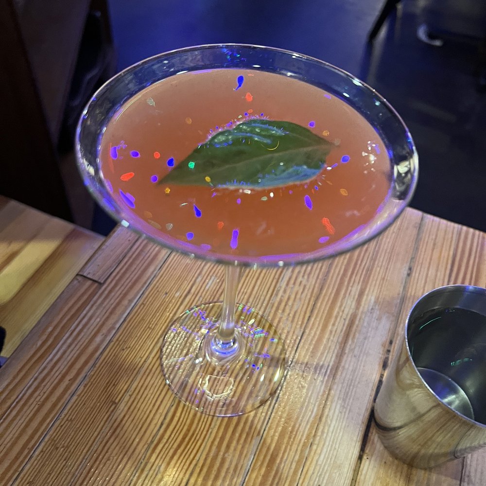 Pestle Rock - Strawberry and Basil Martini - Thai Near Me - Seattle, Washington