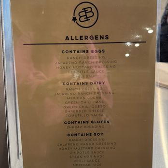 Branded Bowls - Allergens posted - Tex-Mex Near Me - Argyle, Texas Branded Bowls - Allergens posted - Tex-Mex Near Me - Argyle, Texas