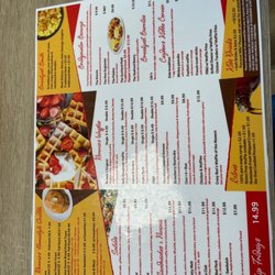 Ronnie’s Waffle’s - Menu