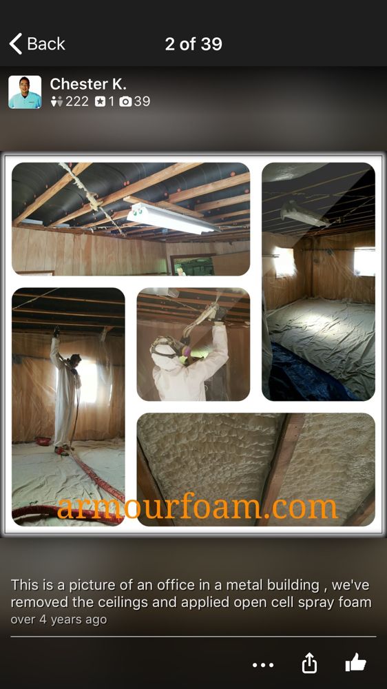 Slide of Armour Spray Foam