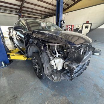 Lone Star Auto Service - Before the repairs after damaged parts were removed at Lone Star Auto Service. - Body Shops Near Me - Houston, Texas Lone Star Auto Service - Before the repairs after damaged parts were removed at Lone Star Auto Service. - Body Shops Near Me - Houston, Texas