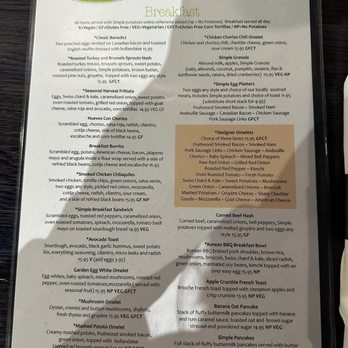 Simple Cafe - Menu - Breakfast & Brunch Near Me - Lake Geneva, Wisconsin Simple Cafe - Menu - Breakfast & Brunch Near Me - Lake Geneva, Wisconsin