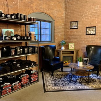 Perkatory Coffee Roasters - Seating area inside shop - Coffee Roasteries Near Me - Southington, Connecticut