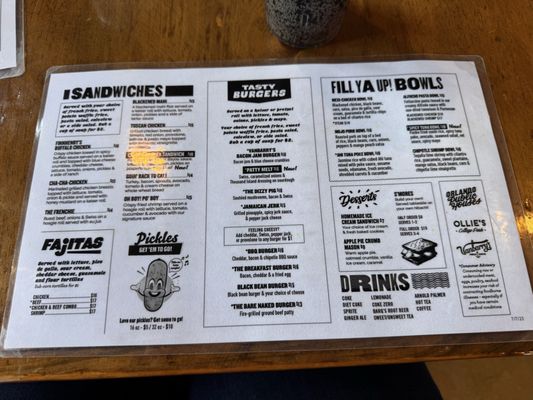 Menu photo 1 Vanbarry's Public House Orlando, FL Menu photo 1 Vanbarry's Public House Orlando, FL