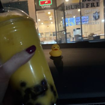 Yellow Goose Cafe - Ana the duck - Bubble Tea Near Me - Garden Grove, California Yellow Goose Cafe - Ana the duck - Bubble Tea Near Me - Garden Grove, California