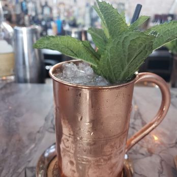 The Ice Plant - Florida mule.  Photo by HoppinCities - Cocktail Bars Near Me - St. Augustine, Florida