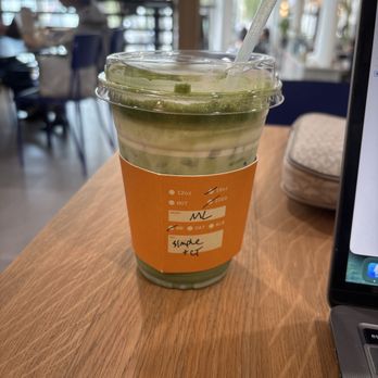 Frenzy Coffee - Iced matcha latte with cream top - Coffee Roasteries Near Me - Davis, California Frenzy Coffee - Iced matcha latte with cream top - Coffee Roasteries Near Me - Davis, California