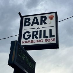 The Rambling Rose - Front sign