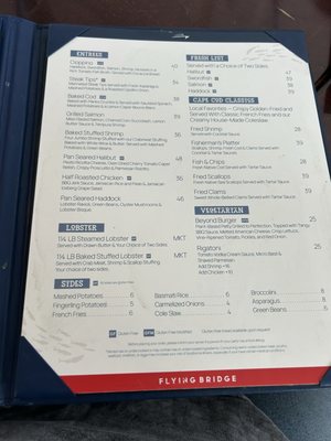Menu photo 8 The Flying Bridge Falmouth, MA