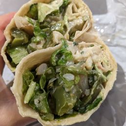 Fish fajitas wrap Fish fajitas wrap