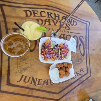 Deckhand Dave's Fish Tacos - Tacos and yummy salmon tots - Food Trucks Near Me - Juneau, Alaska Deckhand Dave's Fish Tacos - Tacos and yummy salmon tots - Food Trucks Near Me - Juneau, Alaska