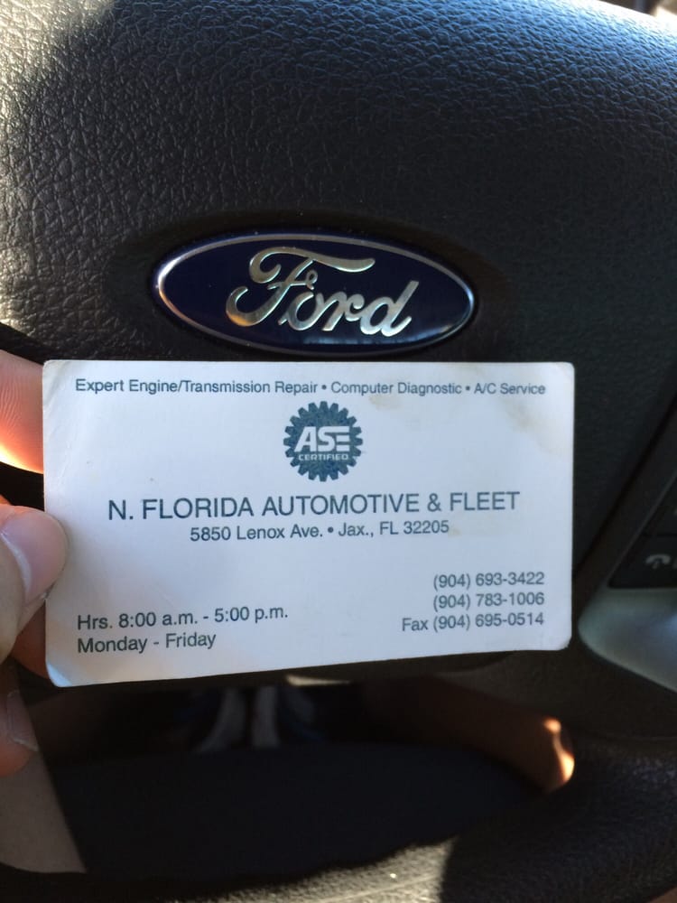 NORTH FLORIDA AUTOMOTIVE Updated August 2024 5919 Commonwealth Ave