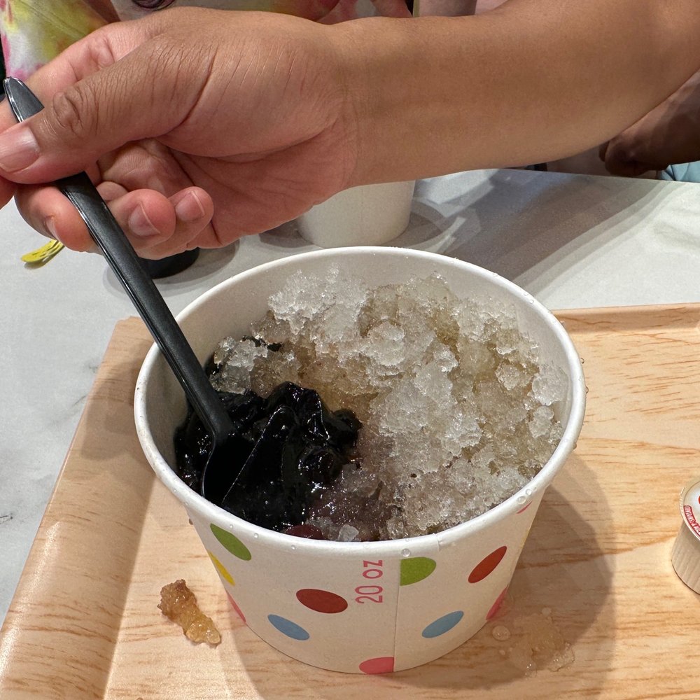 Iced Grass Jelly Iced Grass Jelly