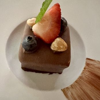 Bacaro - Valrhona chocolate and hazelnut cake - Italian Near Me - Vancouver, British Columbia