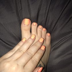 Nail and Tan - Acrylic overlay on natural nails and polish change on my toes. I LOVE this color! It screams I'm ready for summer!