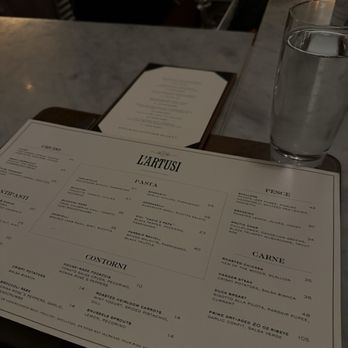 L'Artusi - Menu - Italian Near Me - New York, New York