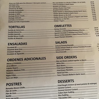 Rincon Criollo - Menu - Cuban Near Me - Huntington Station, New York Rincon Criollo - Menu - Cuban Near Me - Huntington Station, New York
