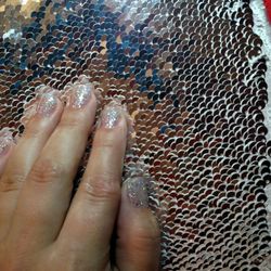 Cape Cod Nails - Glitter nails...Marvelous job done by Andy at Cape Cod Nails 2! Thank you for making me sparkle!!!