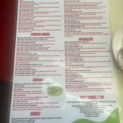 Thai Star - Menu as of May 2024