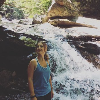 Crab Orchard Falls Trail - You can get up very close - Hiking Near Me - Banner Elk, North Carolina