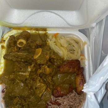 Golden Krust - Goat plate Curried Goat Combo Curried Goat Combo - Caribbean Near Me - Snellville, Georgia Golden Krust - Goat plate Curried Goat Combo Curried Goat Combo - Caribbean Near Me - Snellville, Georgia