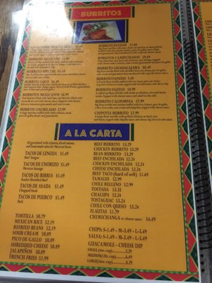 Menu photo 3 Guadalajara Pittsburg, KS