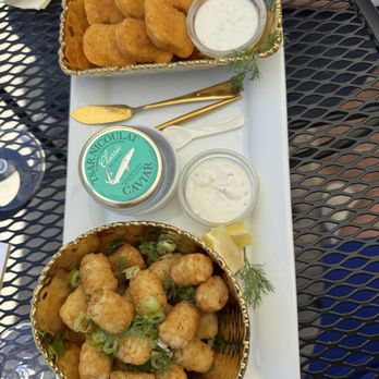 Domaine Carneros - Crispy Caviar set - Wineries Near Me - Napa, California