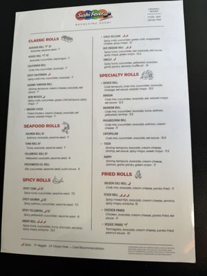 Menu photo 1 Sushi Fever Albuquerque, NM