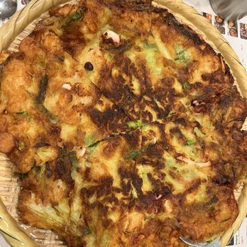 SGD Tofu House & BBQ - Seafood Scallion Pancake - Korean Near Me - Flushing, New York SGD Tofu House & BBQ - Seafood Scallion Pancake - Korean Near Me - Flushing, New York