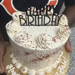 Hubby holding his BD cake. Tired from NO off days due to DNC. Did not want his face shown. Hubby holding his BD cake. Tired from NO off days due to DNC. Did not want his face shown.