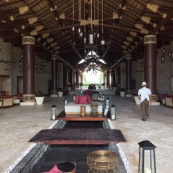 Uniglobe Five Star Travel - This is the entrance to the Secrets resort where you check in and have this awesome view. This is also the main lobby.