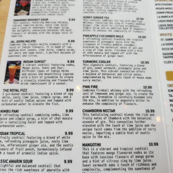 Turmeric Indian Cafe & Bar - Drinks - Indian Near Me - Milwaukee, Wisconsin