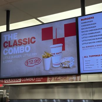 Five Guys - Menu - Burgers Near Me - Sunset Hills, Missouri Five Guys - Menu - Burgers Near Me - Sunset Hills, Missouri