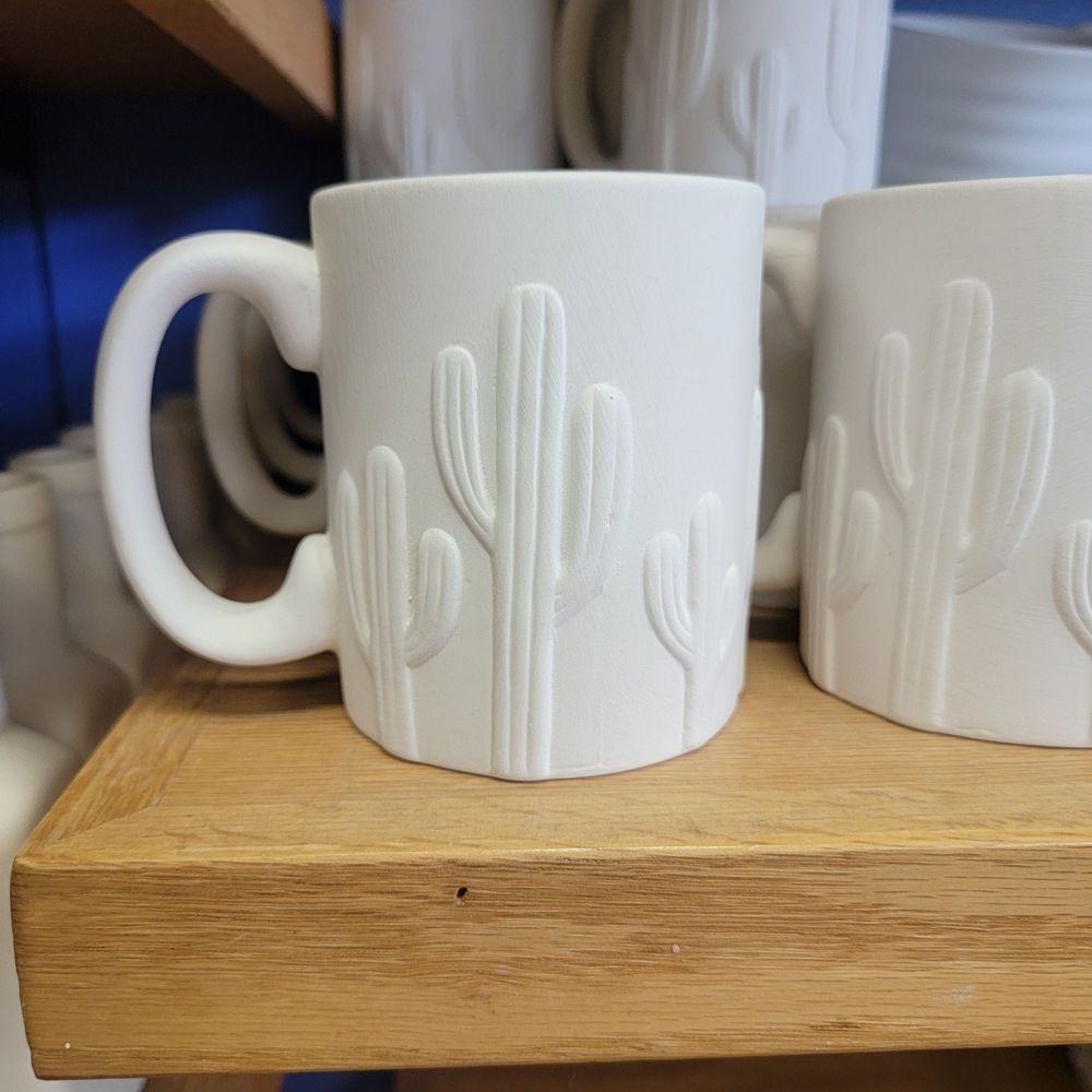 Clay 'N Latte - Cacti mug - Paint & Sip Near Me - Vista, California Clay 'N Latte - Cacti mug - Paint & Sip Near Me - Vista, California